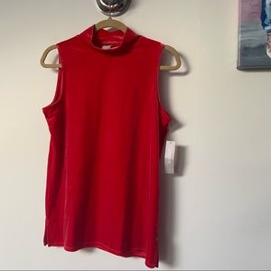 Chico’s velvet mock neck top